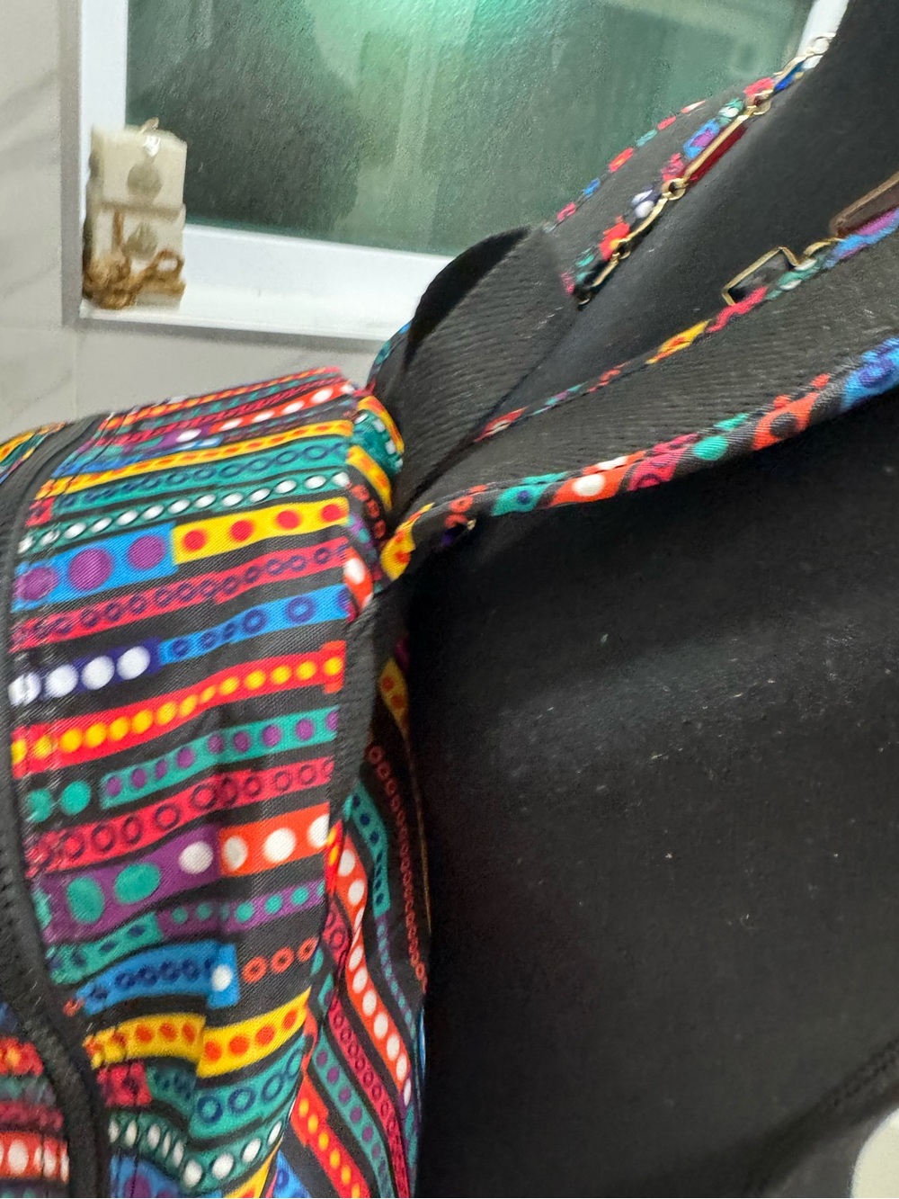 Kipling Multicolor Striped Backpack - Picture 6 of 14